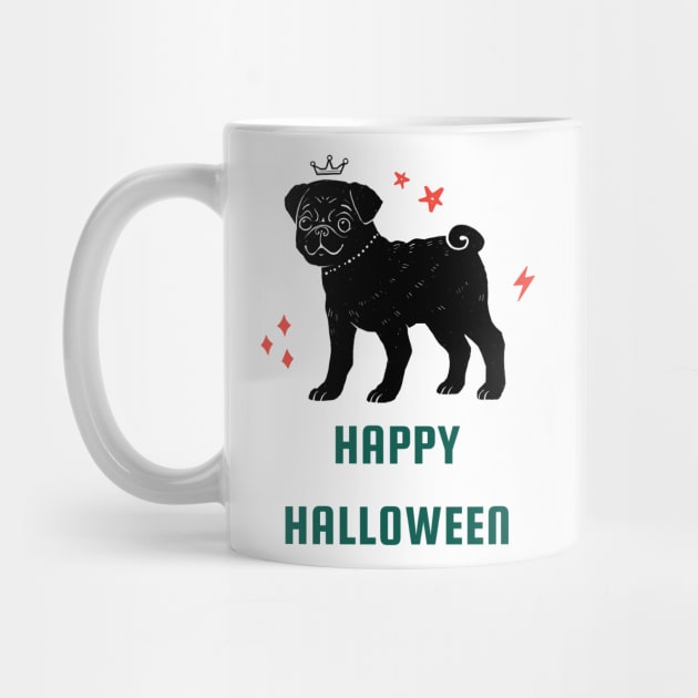 Pug Halloween by Mplanet